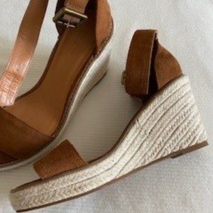 Banana Republic Factory- Faux Suede Wedge Espadrille
